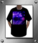 purple planet t-shirt